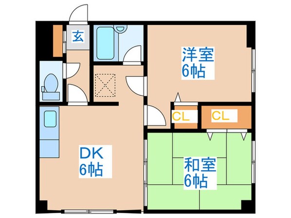 センタ－ビルの物件間取画像